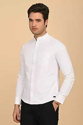 Men's Mandarin Collar Shirt