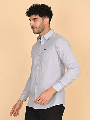 Men's formal grey shirt