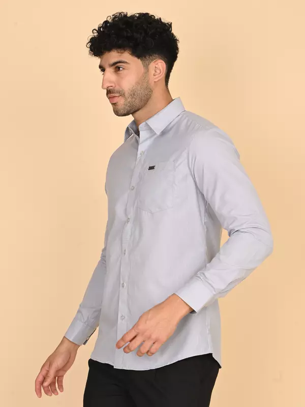 Men's formal grey shirt
