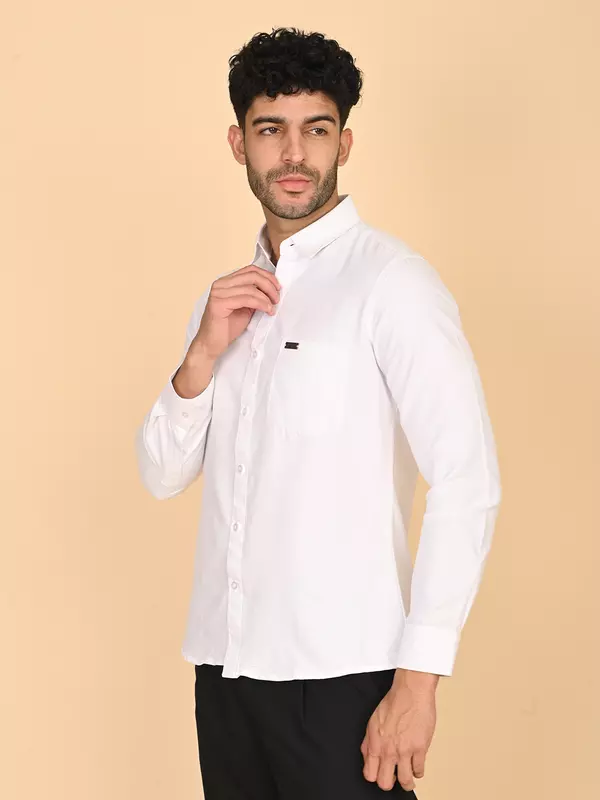Men's Formal Shirt - White