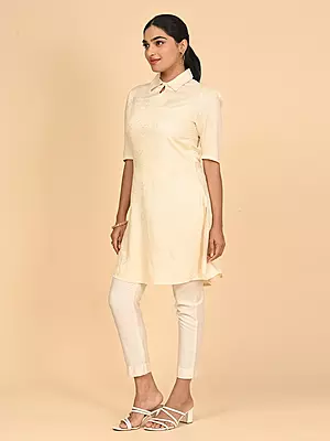 Women's Short Kurta -  Ecru