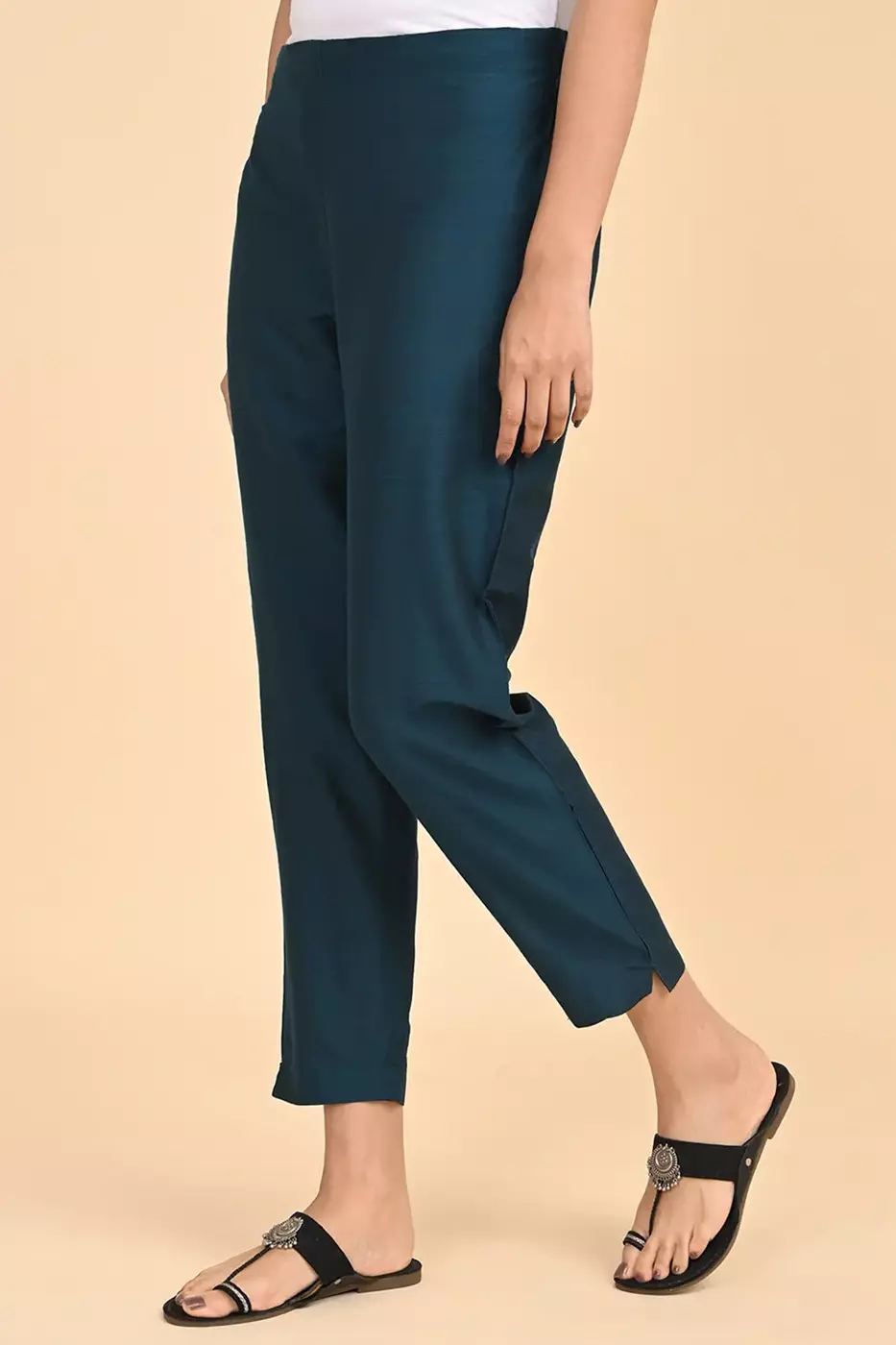 Women Ethnic Trousers - Blue