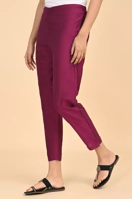 Women Ethnic Trousers - Pink