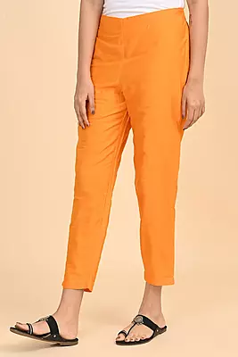 Women Ethnic Trousers - Yellow