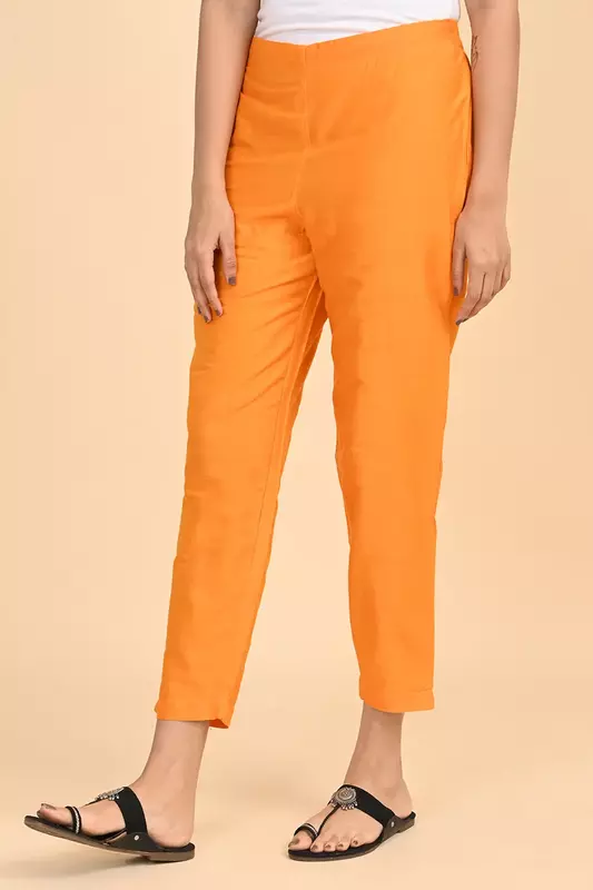 Women Ethnic Trousers - Yellow