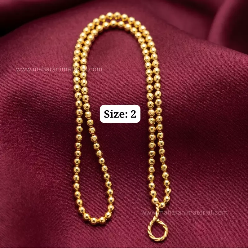 plain micro gold plated ball