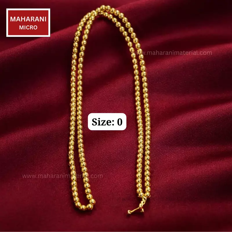 plain micro gold plated ball