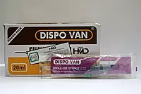 HMD Dispo Van Syringe with Needle 20ml 21G | Sterile Disposable Luer Slip Syringe | Box of 25