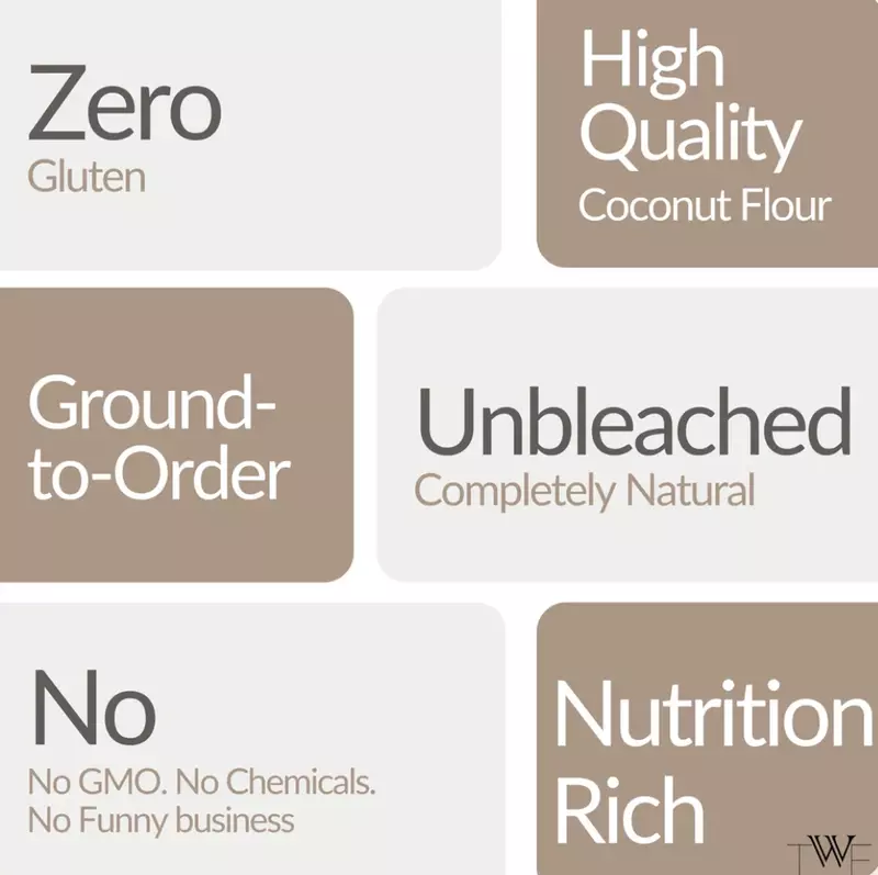 Coconut Flour 200 Gms - TWF