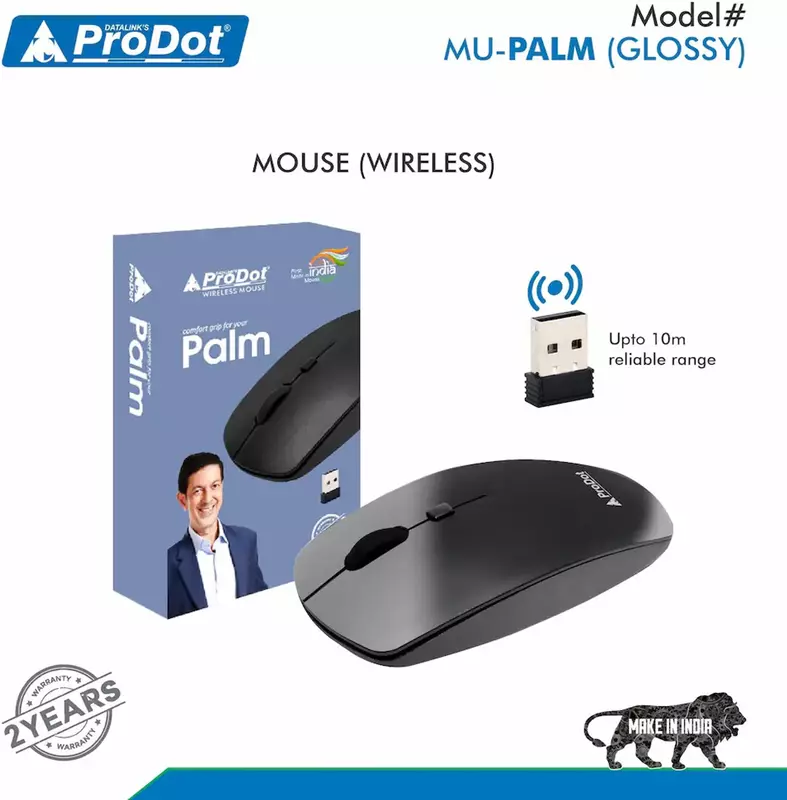 Prodot Wireless Mouse - PALM