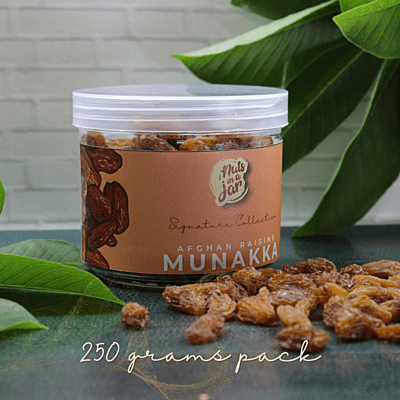 Nuts in a Jar Afghan Raisins Munakka  Signature collection  250 Grams