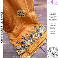 PURE CHANDERI SILK SAREE DCMSCDS24558