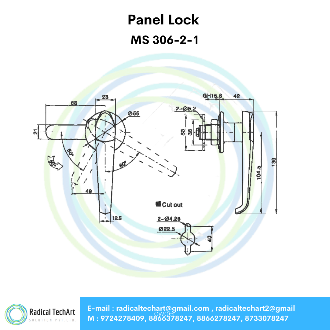 Panel Lock - MS 306-2-1