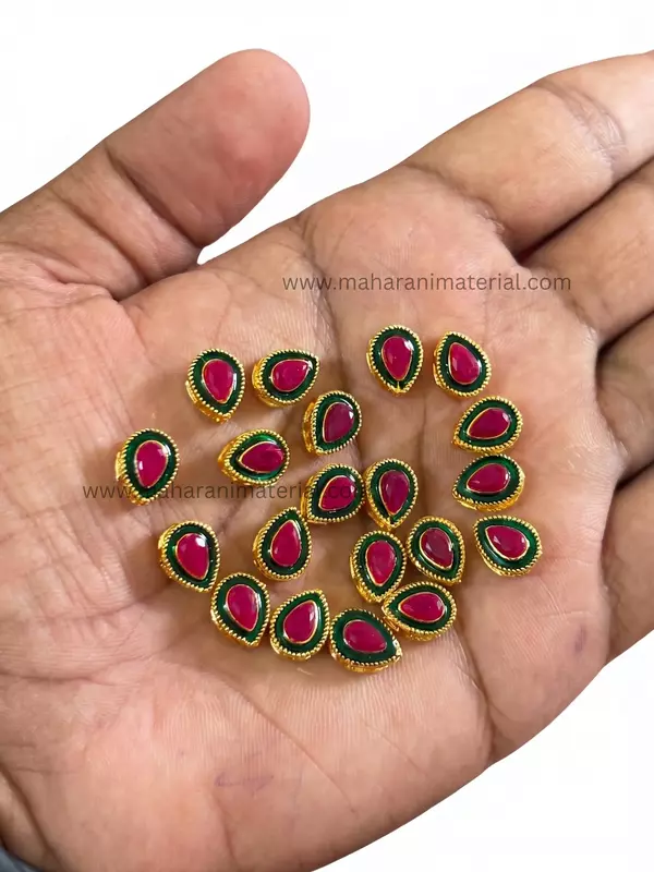 Meena Kundan Drop M 