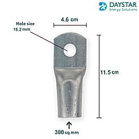 300 sqmm 6 AWG Aluminium Cable Lugs(1 nos)
