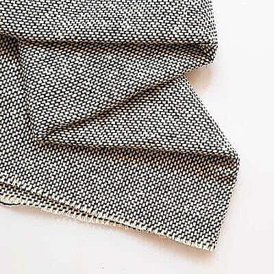 Monk Cloth Black & White Monk Cloth Black & White