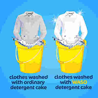 Waso | Super Wash Detergent Cake | 150G | 4Pack Waso | Super Wash Detergent Cake | 150G | 4Pack