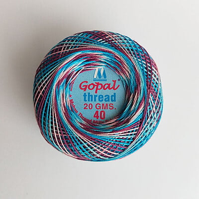 Gopal Mercer Cotton No.40 502-Multi Gopal Mercer Cotton No.40 502-Multi