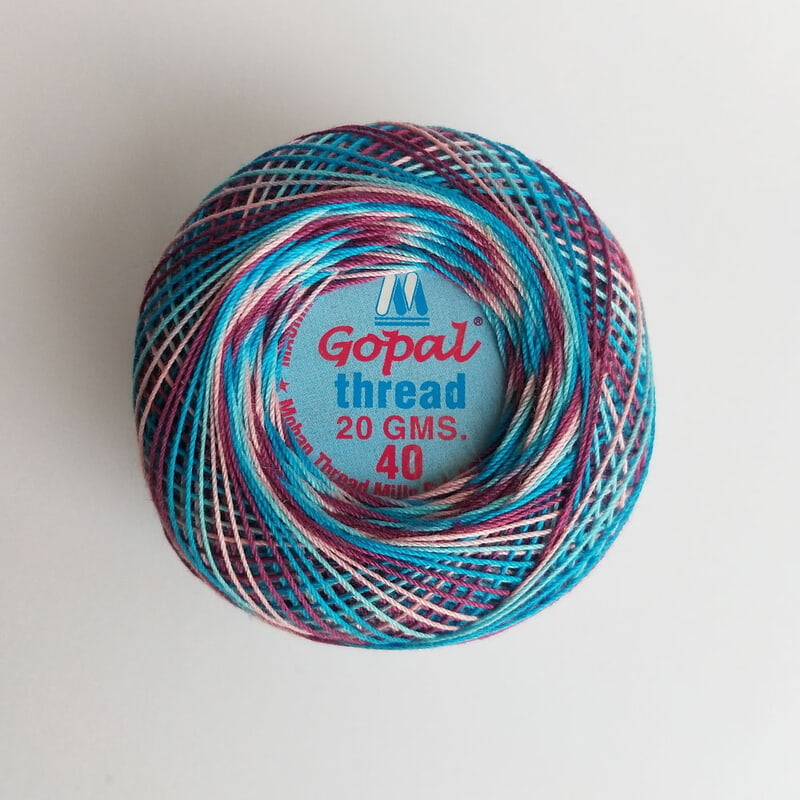 Gopal Mercer Cotton No.40 502-Multi Gopal Mercer Cotton No.40 502-Multi