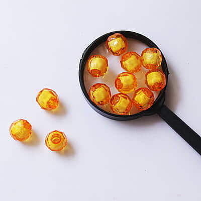 Transparent Plastic Beads