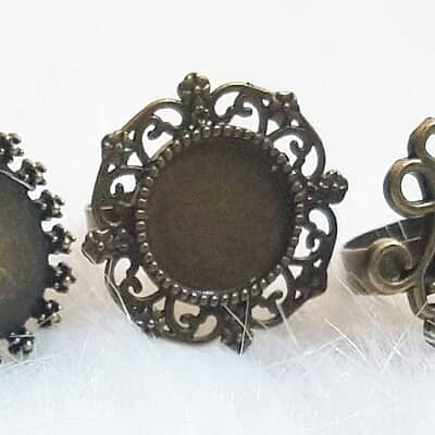 Finger Ring  Antique Bronze Modal 02