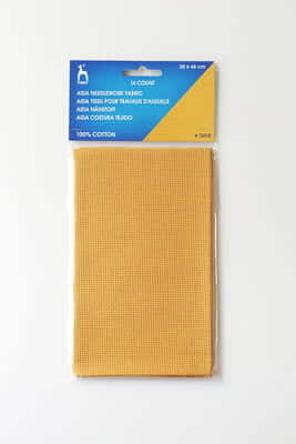 Pony Aida Fabric 38 x 46 cm Golden Yellow 14C Pony Aida Fabric 38 x 46 cm Golden Yellow 14C