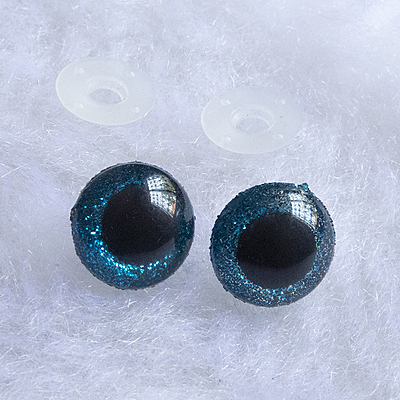 Safety Eyes Glitter- Blue