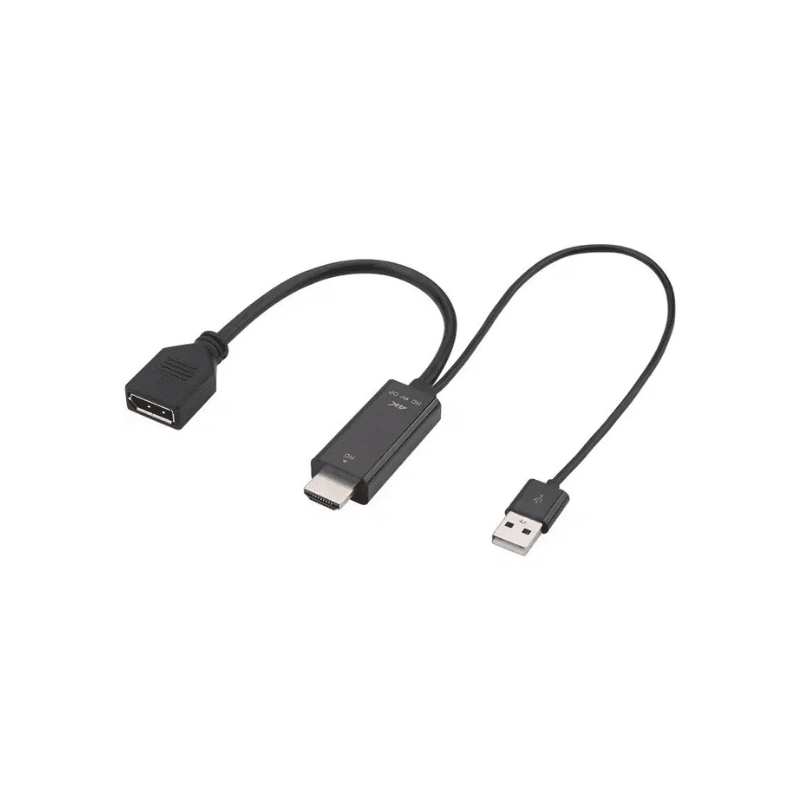 HDMI to DisplayPort Adapter Cable – High-Speed Video and Audio Transfer