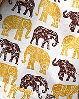 Rawscal Elephant Motif Men’s Printed Cotton Shirt  | Full Sleeves