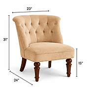 Ludovic Accent Bucket Chair