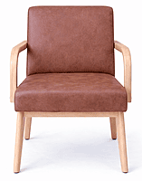 Burano One Seater Sofa Round Arm Chair