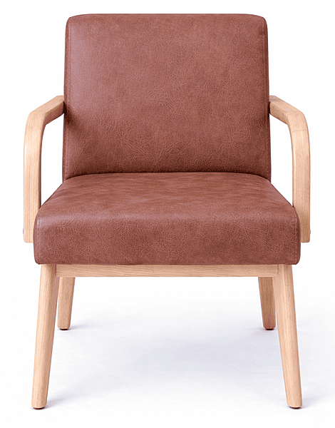 Burano One Seater Sofa Round Arm Chair