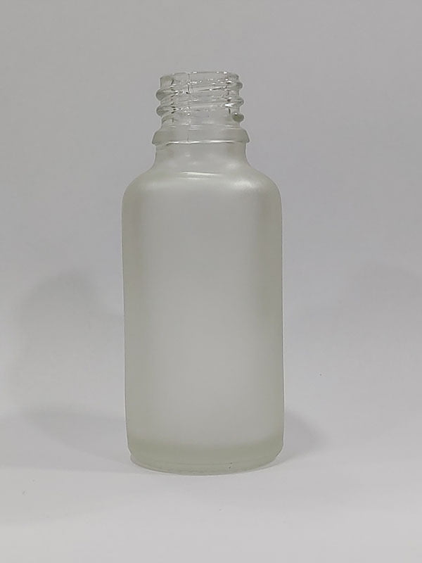 30 ml Serum Bottle Clear Frosted 18mm NECK