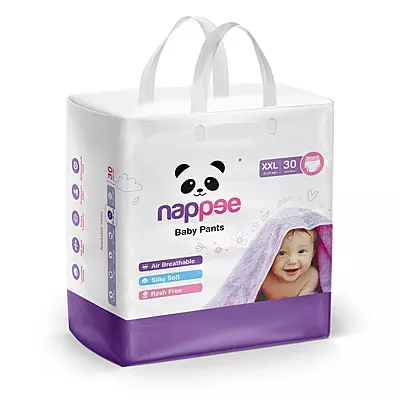 Nappee - Economy Baby Diaper - XXL - 30 Pcs (Pant type /Pull-ups Type) Nappee - Economy Baby Diaper - XXL - 30 Pcs (Pant type /Pull-ups Type)