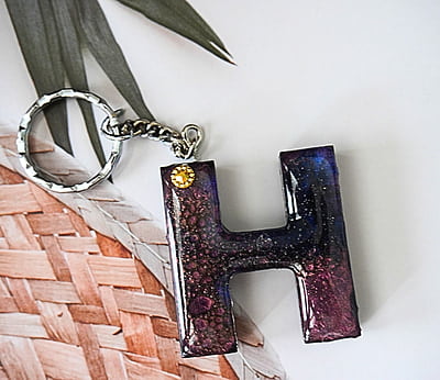 'H' ENIGMA LETTER KEYCHAIN 'H' ENIGMA LETTER KEYCHAIN