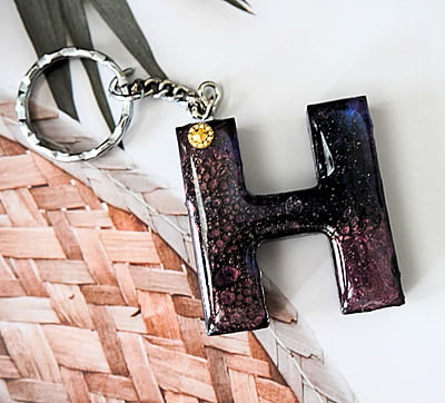 'H' ENIGMA LETTER KEYCHAIN 'H' ENIGMA LETTER KEYCHAIN