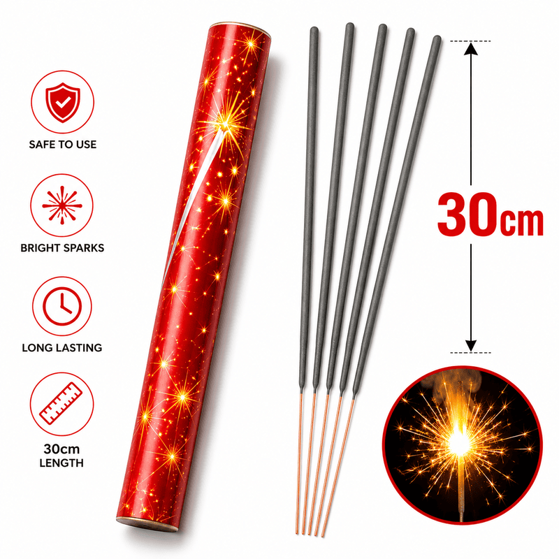 30CM - Red Sparklers