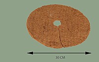 Coco Mulch Mat | Coir Mulching Disc & Rectangle Mat | Natural Coconut Fiber