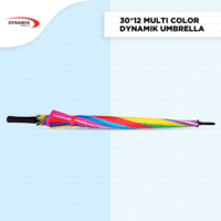 30inch Multi Color Classic Golf Umbrella | (Pack of 6pcs)