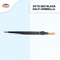 30inch Zed Black Golf Umbrella (Pack of 6pcs) | 8Tar- INR 190/piece | 12Tar - INR 255/piece