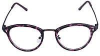 Soigné Unisex Large Round Spectacle. Matte Red & Black