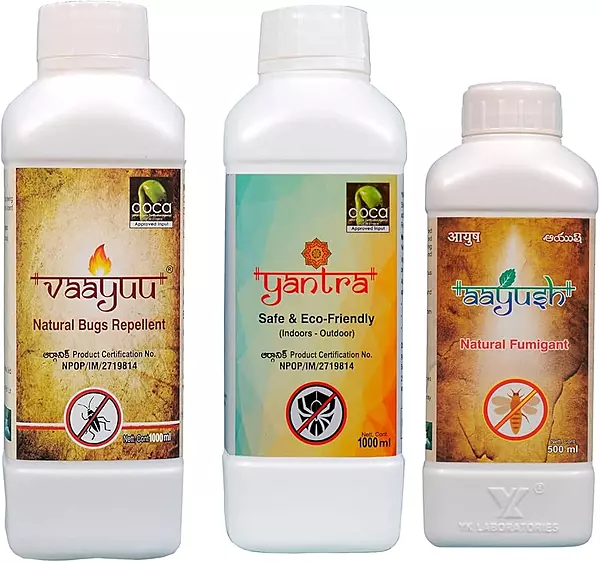 Black Thrip Control Special | Vaayu Yantra Ayush (1L+1L+500ml) Pack For Crop Insect Black Thrips