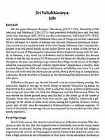 Sri Vallabhacharya - His Life Religion and Philosophy