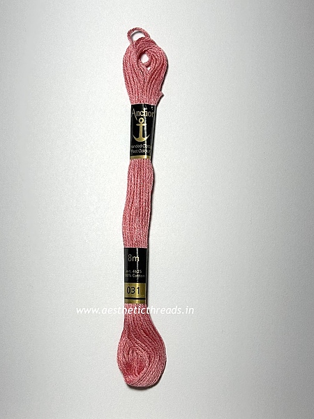Anchor stranded cotton Shade no. 00031 Anchor stranded cotton Shade no. 00031