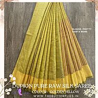 DUPION RAW SILK SAREE YBRSRSS21842