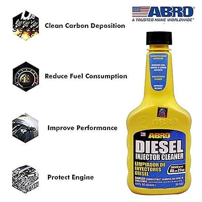 Abro DI-502 SUV Car Diesel Fuel Treatment and Injector Cleaner for Mileage Improvement & Deposit Cleaning (354 ml)