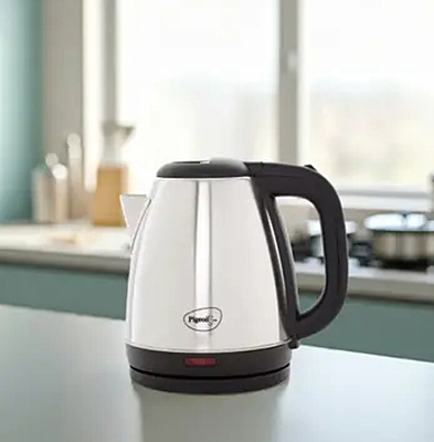 Pigeon Favourite Electric Kettle  (1.5 L, Silver, Black)