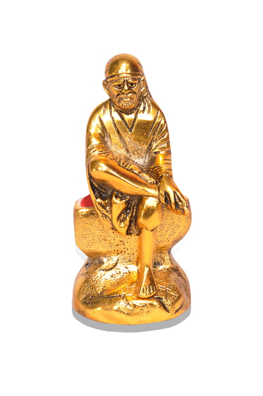 Sai Baba Idol Small Gold