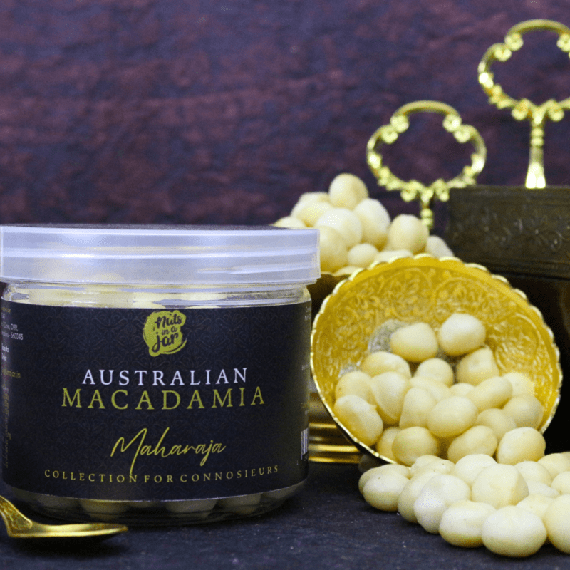 Nuts in a Jar Maharaja Australian Macadamia Nuts 250 Grams Nuts in a Jar Maharaja Australian Macadamia Nuts 250 Grams