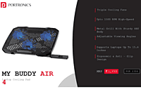 Laptop Cooling Pad Portronics
